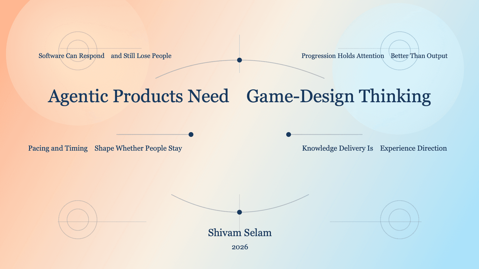 Article cover for Agentic products need game-design thinking.